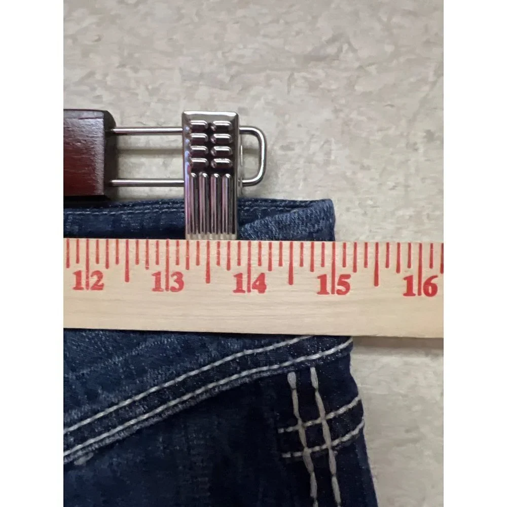 BKE Starlite Mid Rise Denim Blue Jeans Cut Off Pants Women's Size 28 - Picture 6 of 13